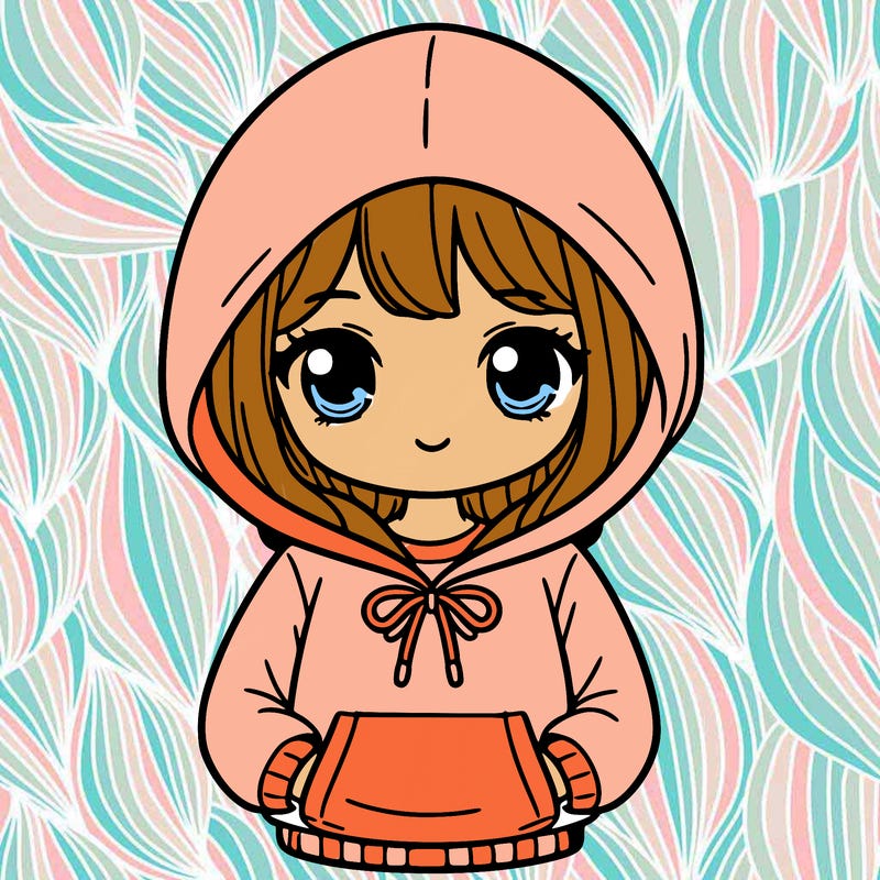 girl wearing hoodie