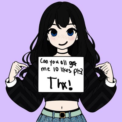 girl holding a blank sign in a long sleeve crop top