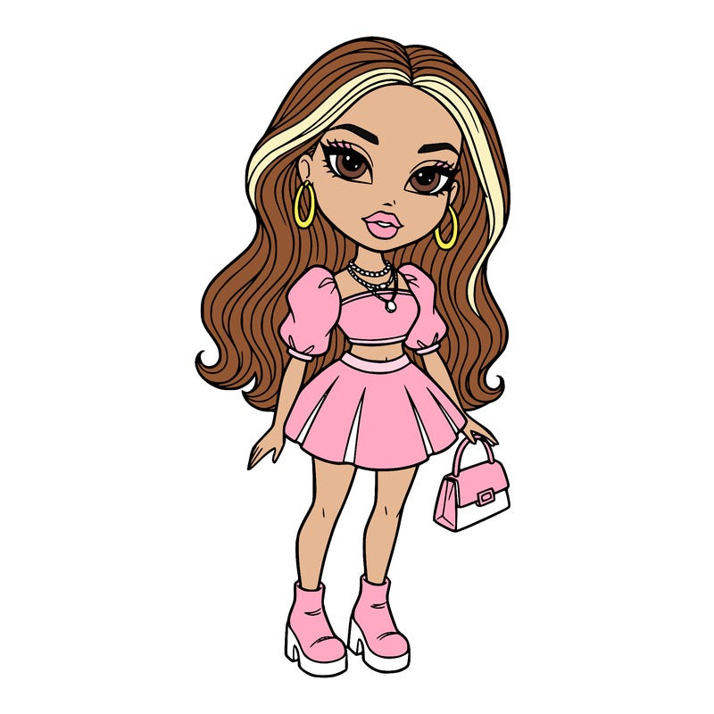 bratz/barbie doll