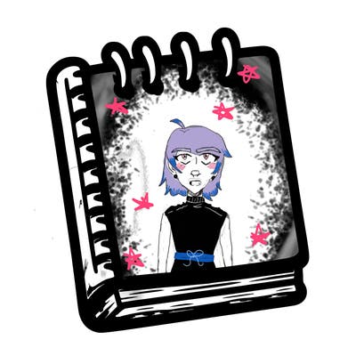 blank note book