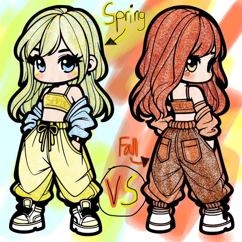 girl in crop top and baggy pants