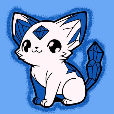 crystal kitten