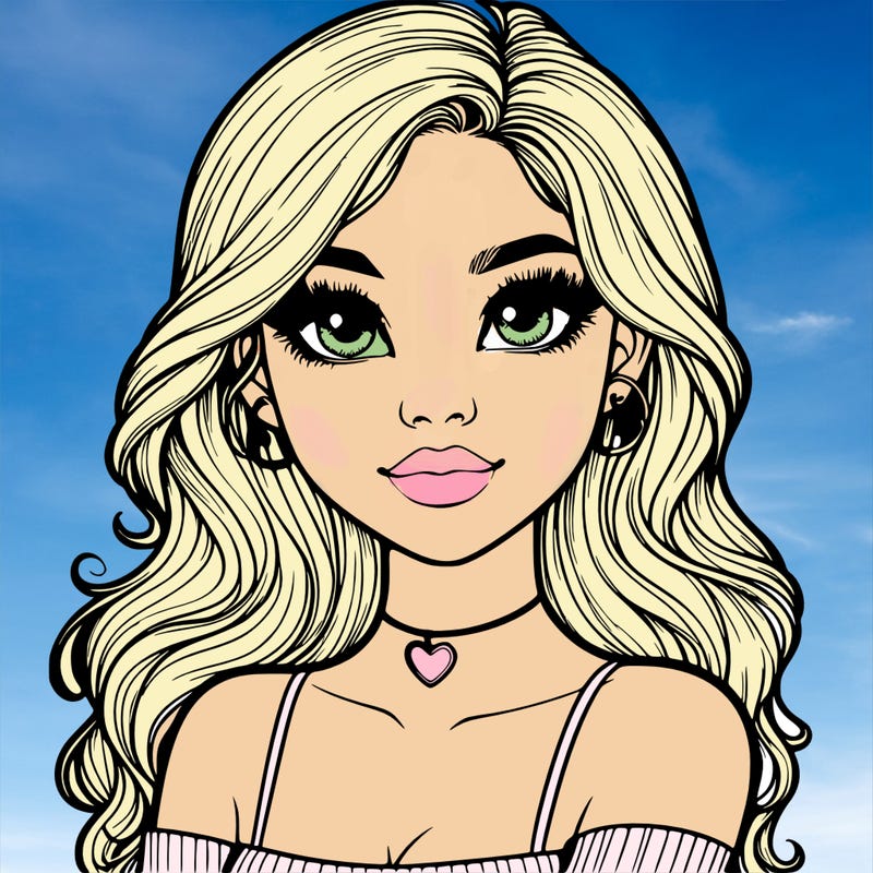 realistic pretty girl