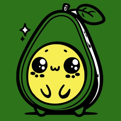 cute avocado