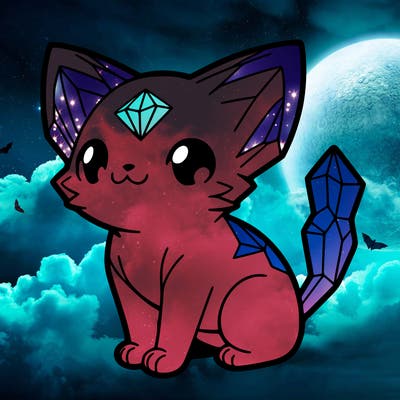 crystal kitten