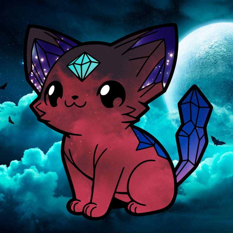 crystal kitten
