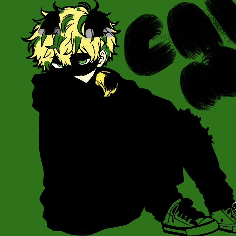 a male hoddie ripped jeans messy hair anime