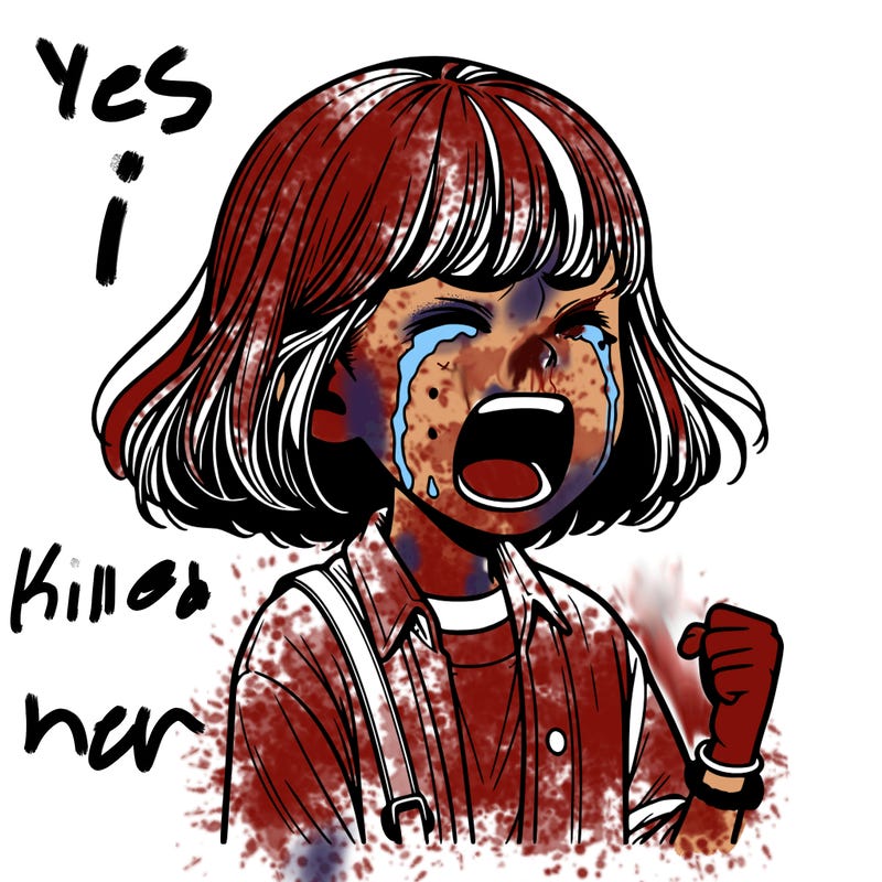 realistic girl crying and yelling