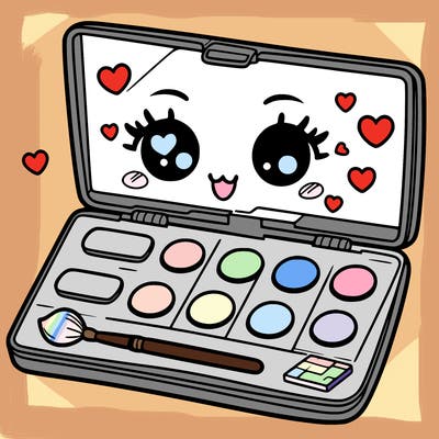 makeup pallet