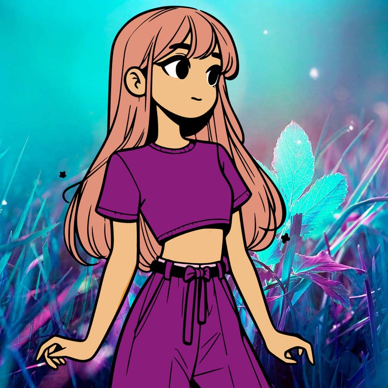 girl in a cute crop top