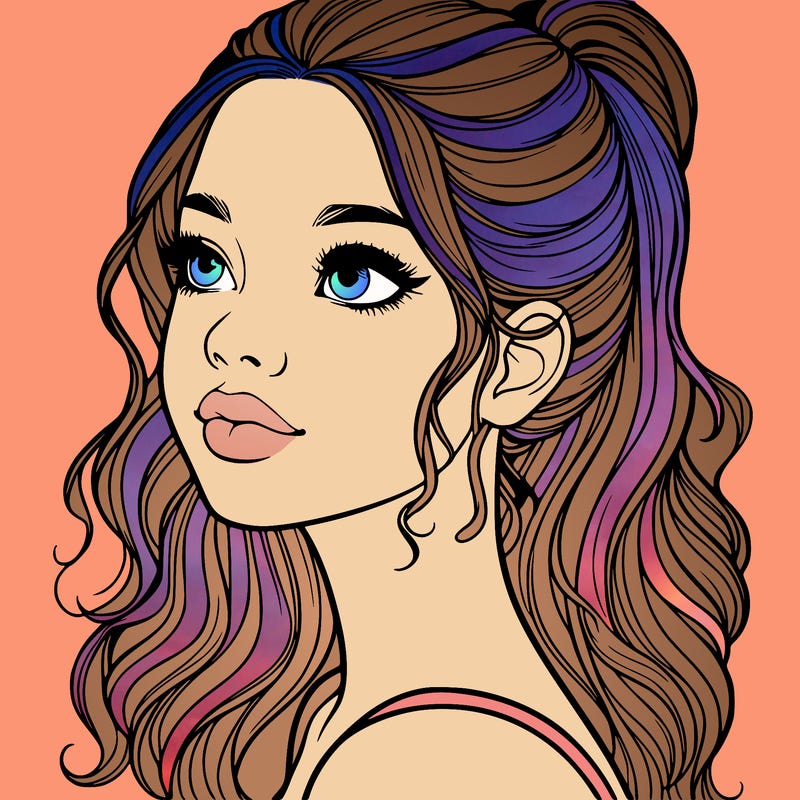 beautiful realistic girl