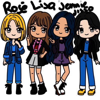 blackpink girl group k-pop 4 girls singers