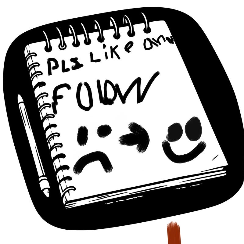 a blank sketch pad