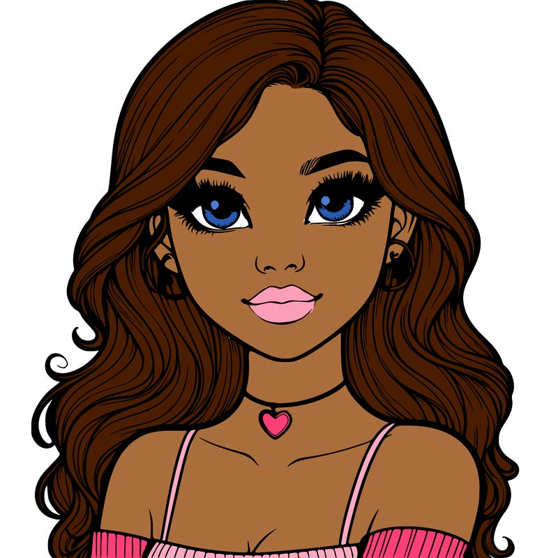 realistic pretty girl