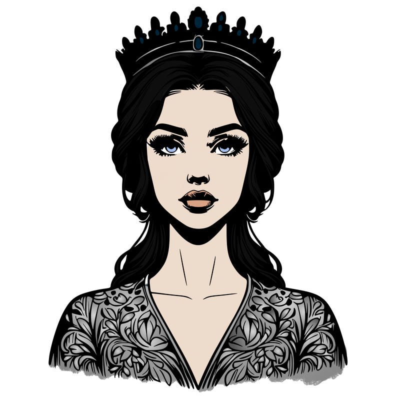 realistic beautiful queen