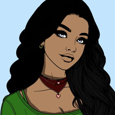 detailed realistic girl