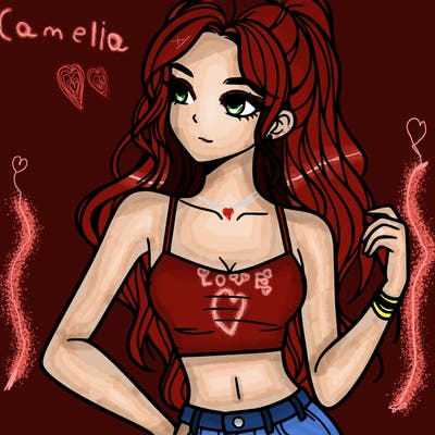 girl in crop top