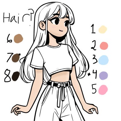 girl in a cute crop top