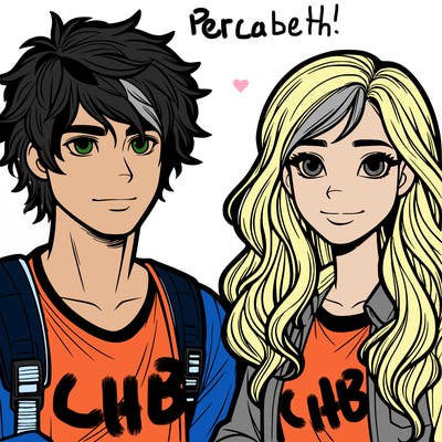 percy and annabeth from percy jackson