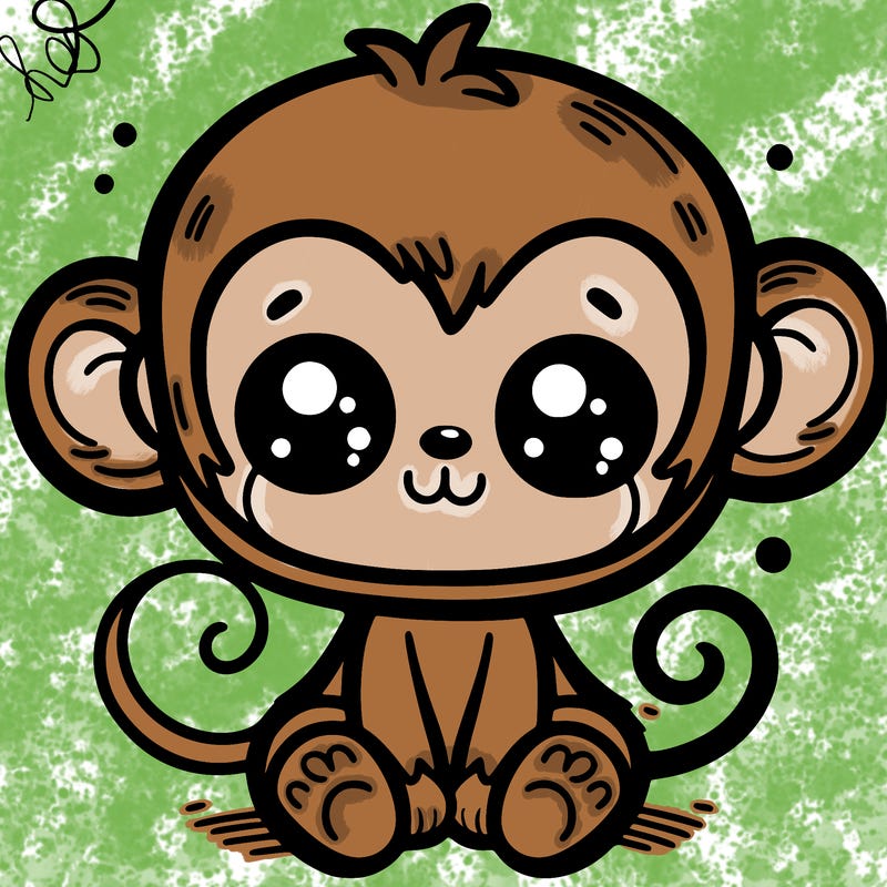 cute adorable monkey
