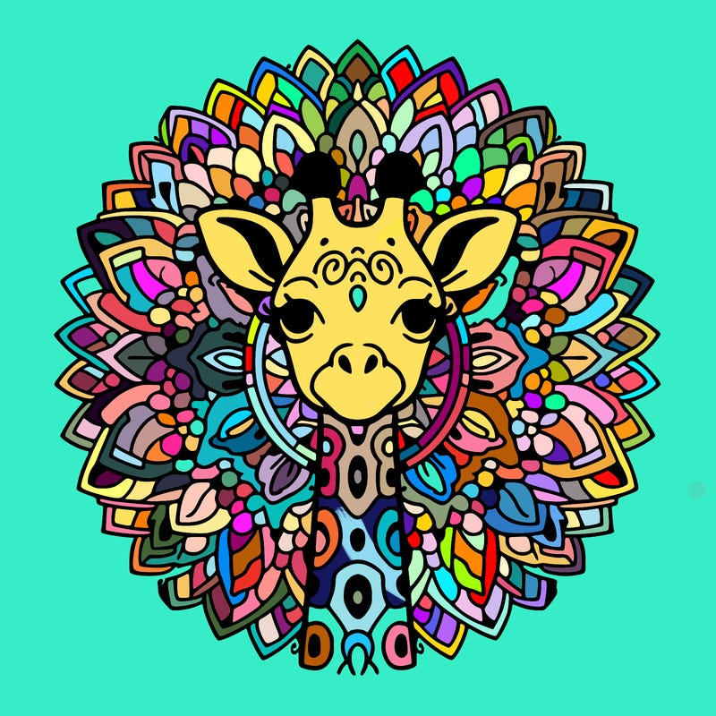 ziraffe mandala
