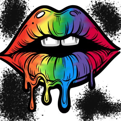 lips that look realistic and drip