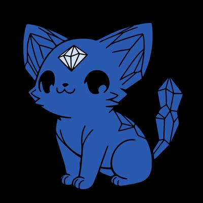 crystal kitten