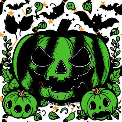 spooky pumpkin