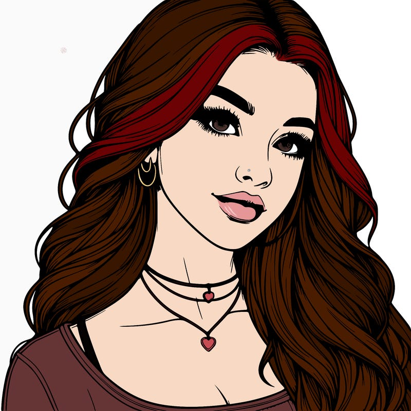 detailed realistic girl