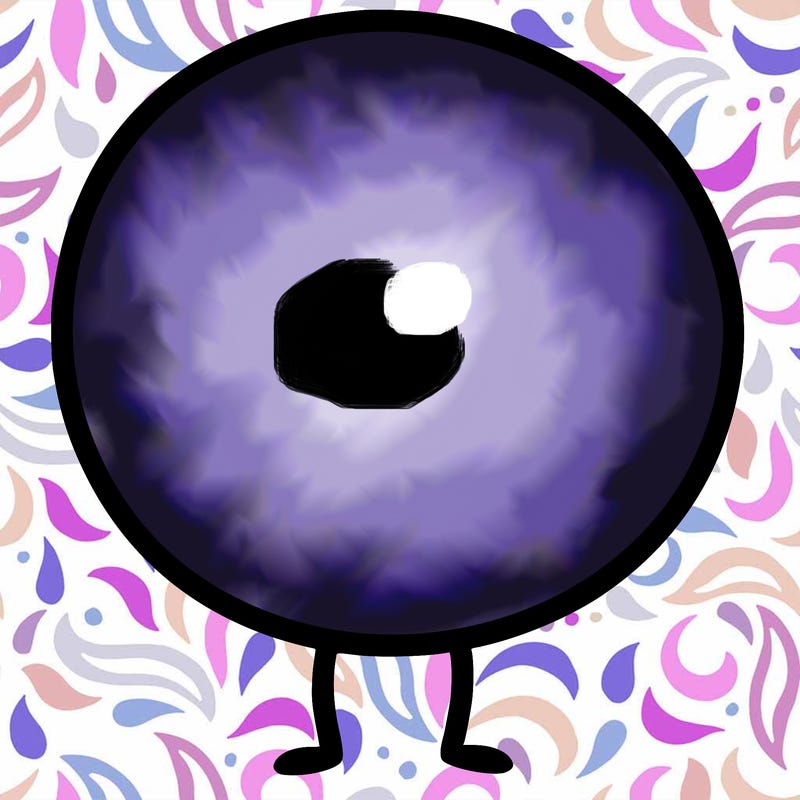 a plain circle with nothing else