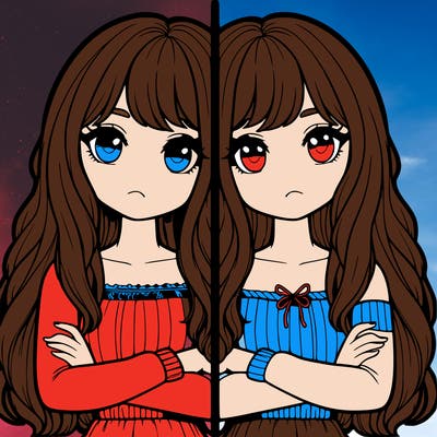 realistic girls split