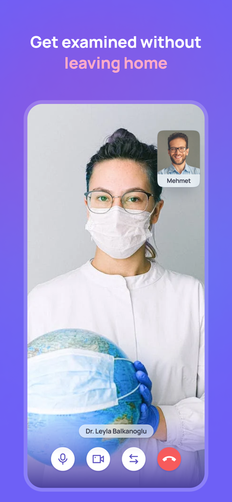 Keep it Better - A doctor and patient on a video call for a remote medical examination