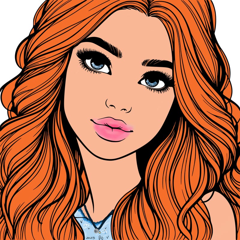 beautiful realistic girl