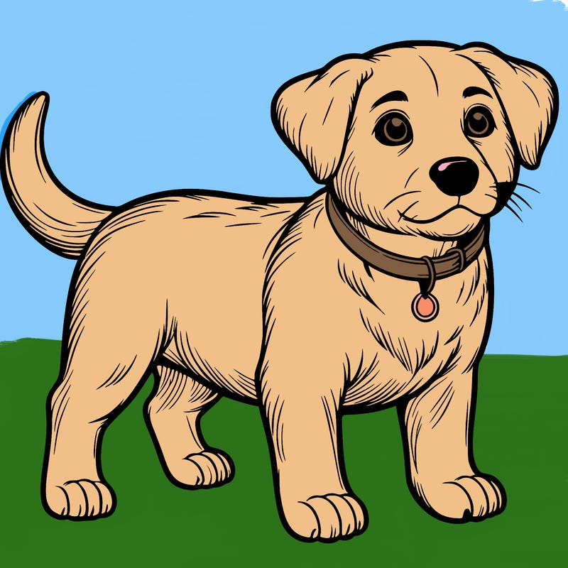 realistic dog