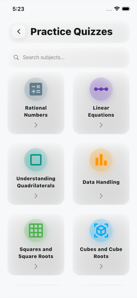 Grade 8 Math Practice - Education App | MWM