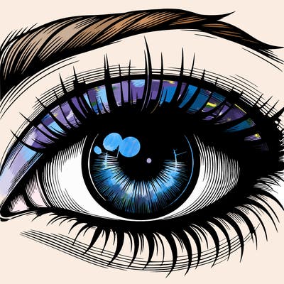 realistic eye