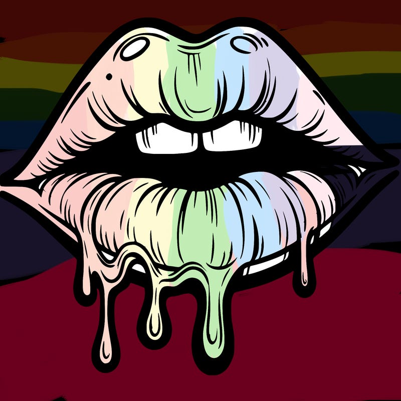 lips that look realistic and drip