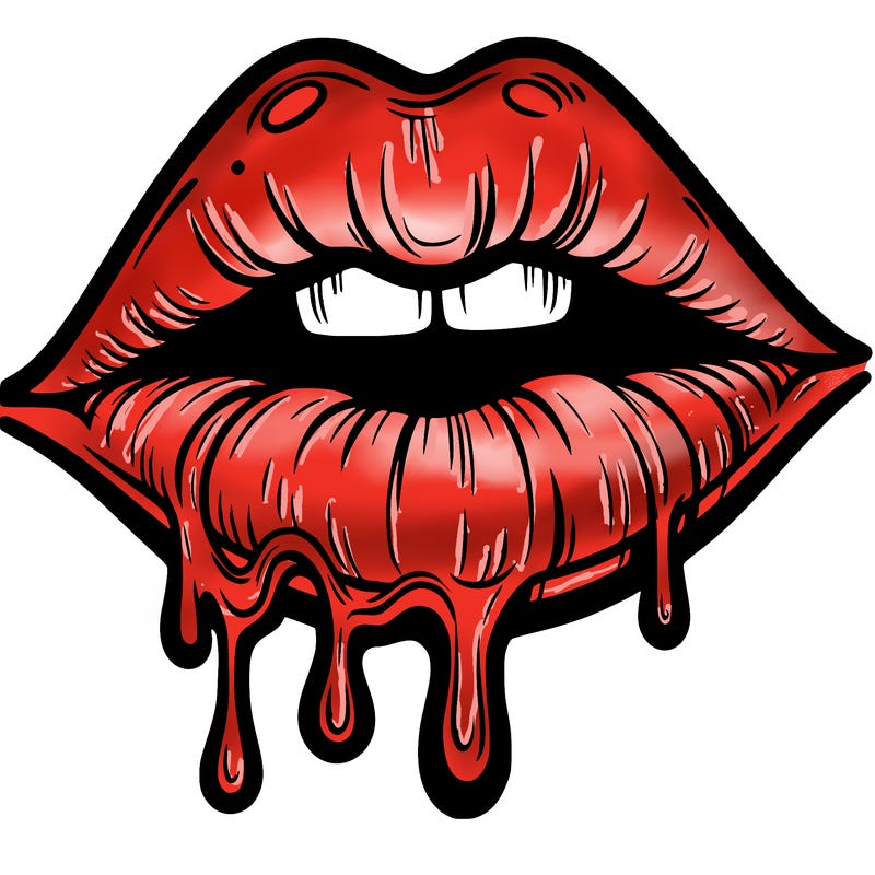 lips that look realistic and drip