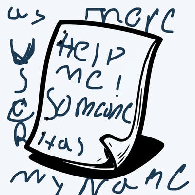 just a blank white paper, please.