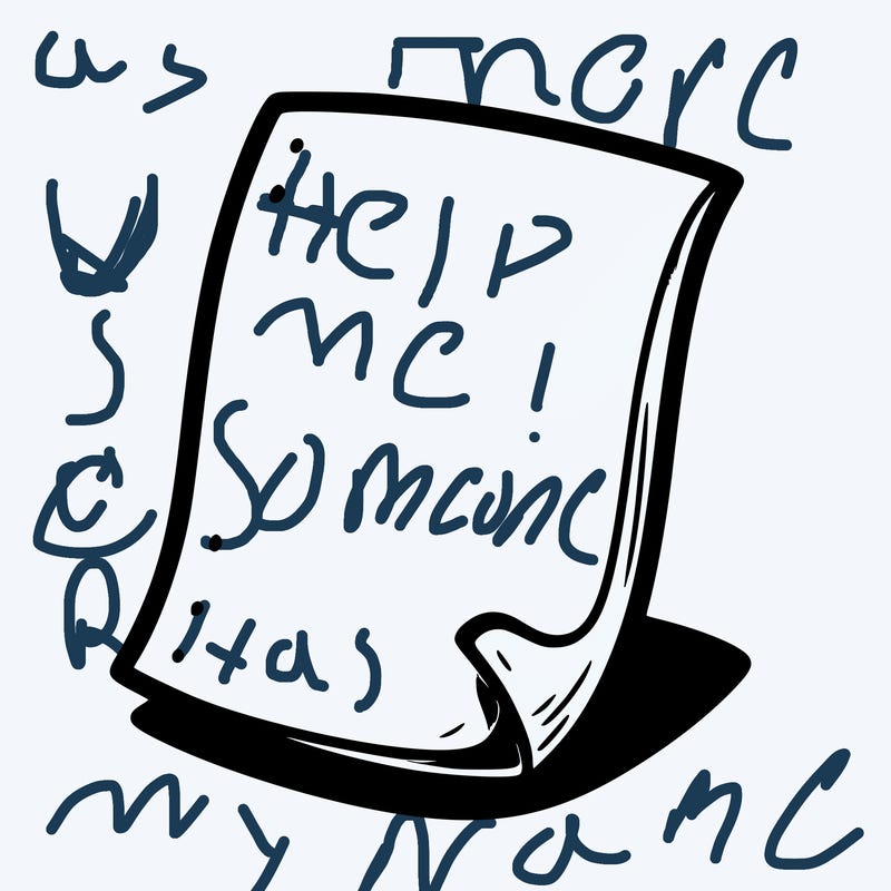 just a blank white paper, please.