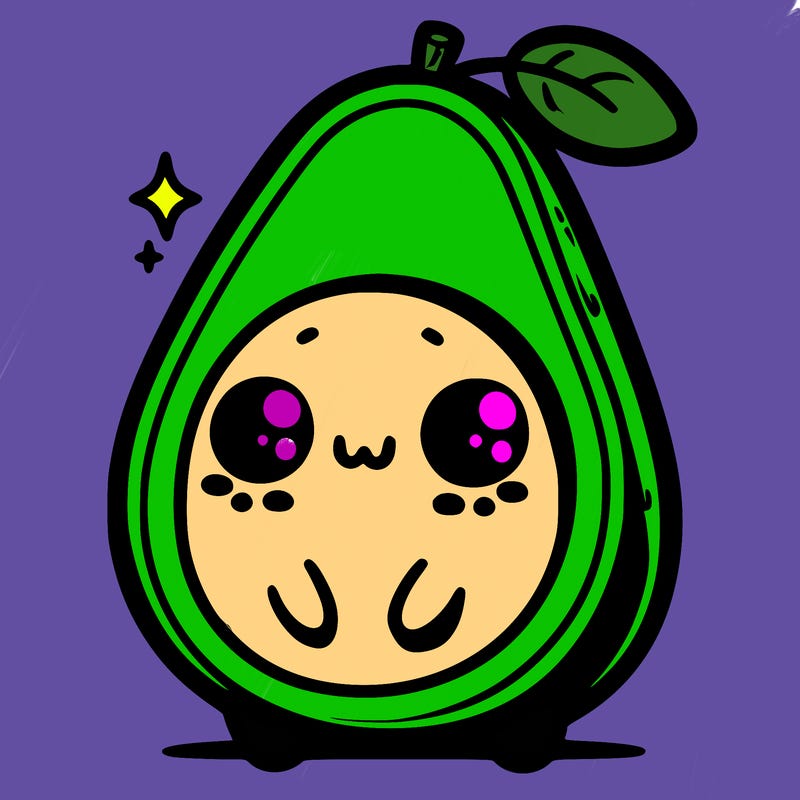 cute avocado