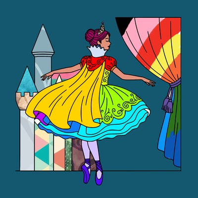 a princess ballerina