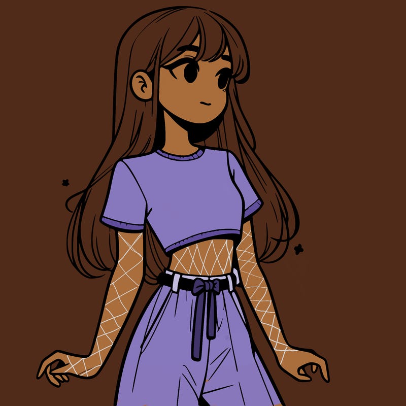 girl in a cute crop top