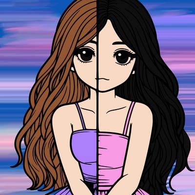 realistic  girl split