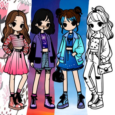 girls with fashion