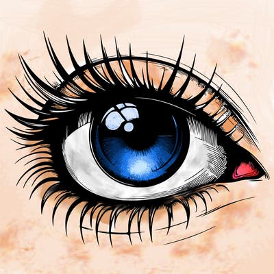 realistic eye