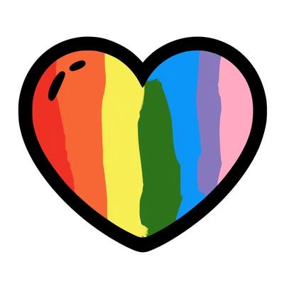 a blank heart