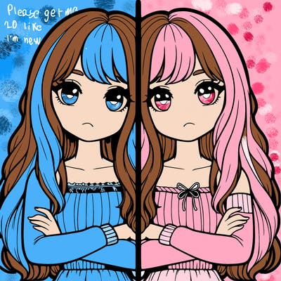 realistic girls split