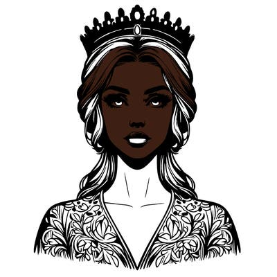 realistic beautiful queen