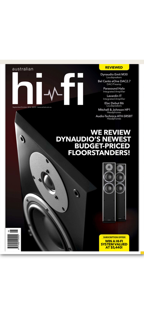 Australian HiFi - Australian Hi-Fi magazine cover featuring high-end speaker reviews